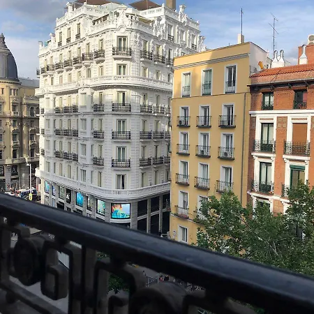 Apartamento Charming Elegant Gran Via Madrid Exterior foto